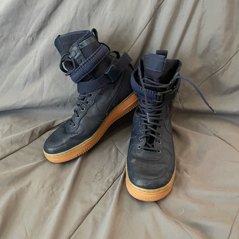 Nike SF Air Force 1 High Top Navy Blue
